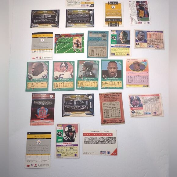 Steelers Trading Cards lot of 22 NFL - Picture 7 of 15